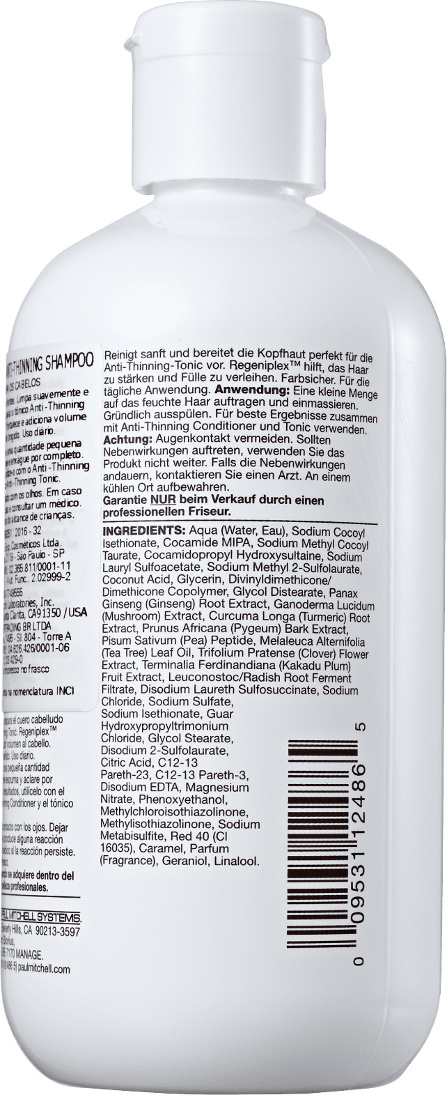 Paul Mitchell Tea Tree Anti-Thinning - Shampoo 300ml