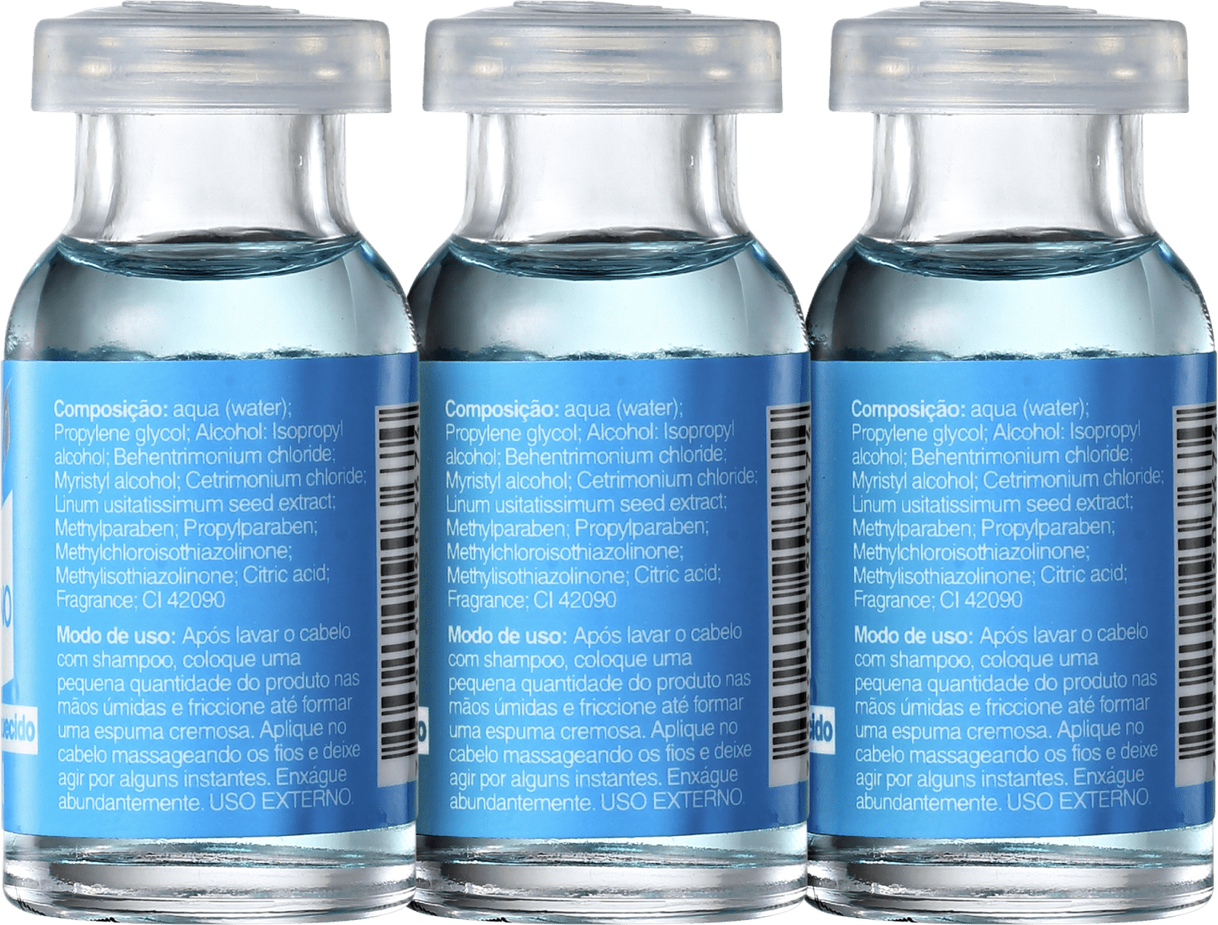 Secrets Professional Semi di Lino Fluido Auto Aquecido - Tratamento Capilar 3x12ml