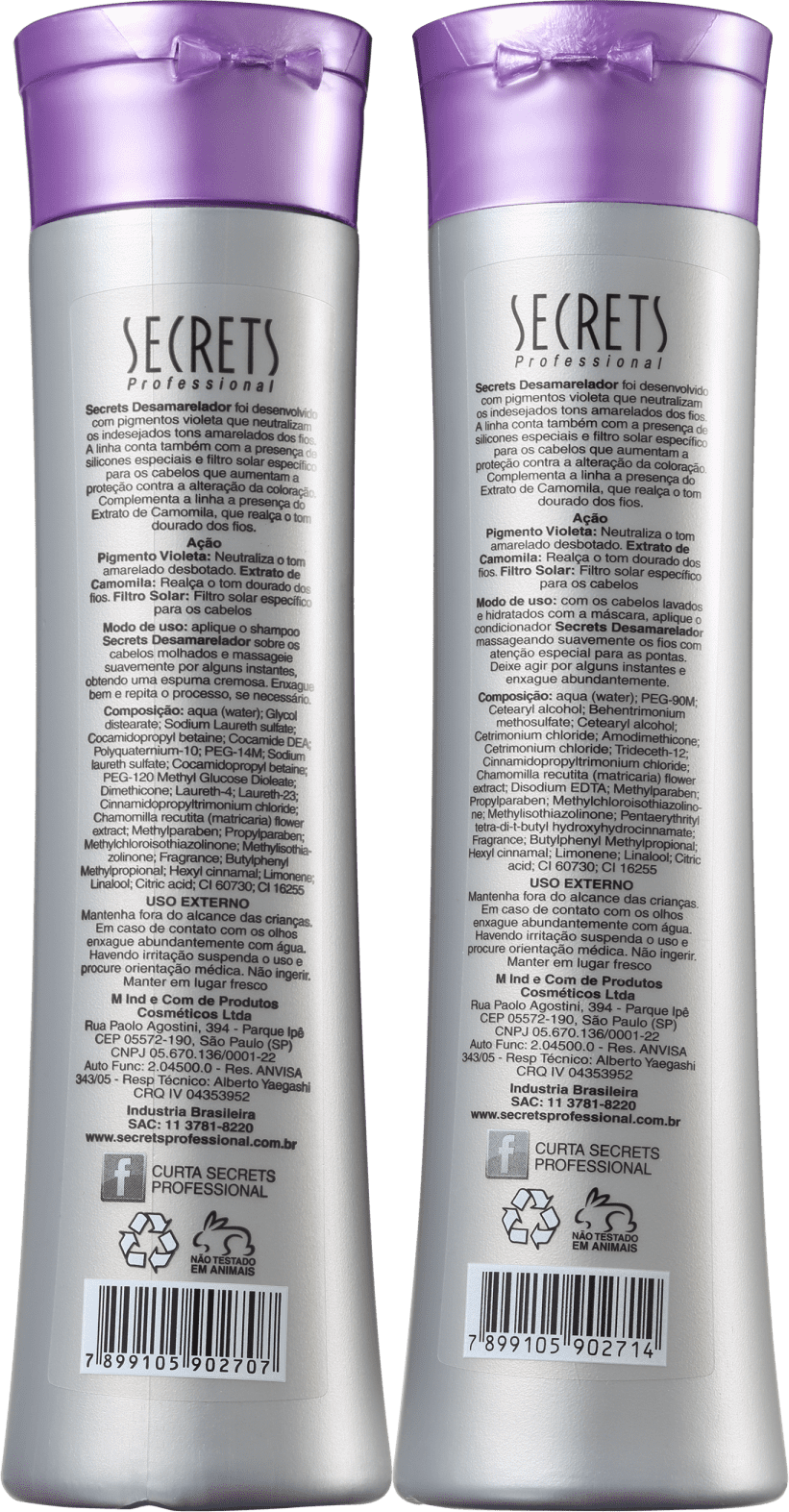 Kit Secrets Professional Desamarelador Duo (2 Produtos)