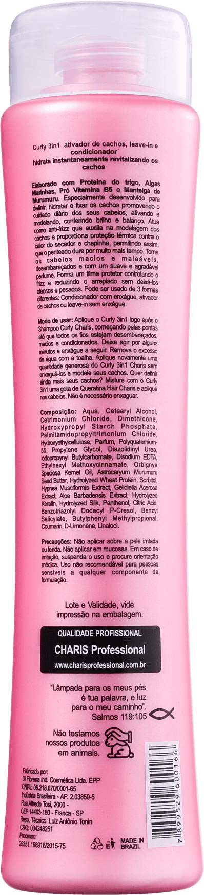 Charis Curly 3 in 1 - Leave-in 300ml