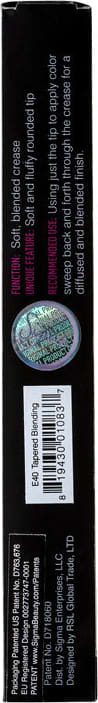Sigma Beauty E40 Tapered Blending - Pincel para Sombra