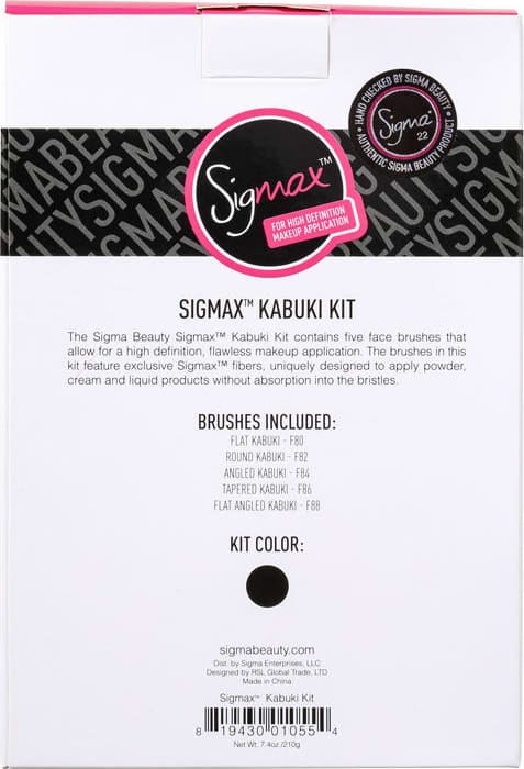 Kit de Pincéis Sigma Beauty Sigmax Kabuki (5 produtos)