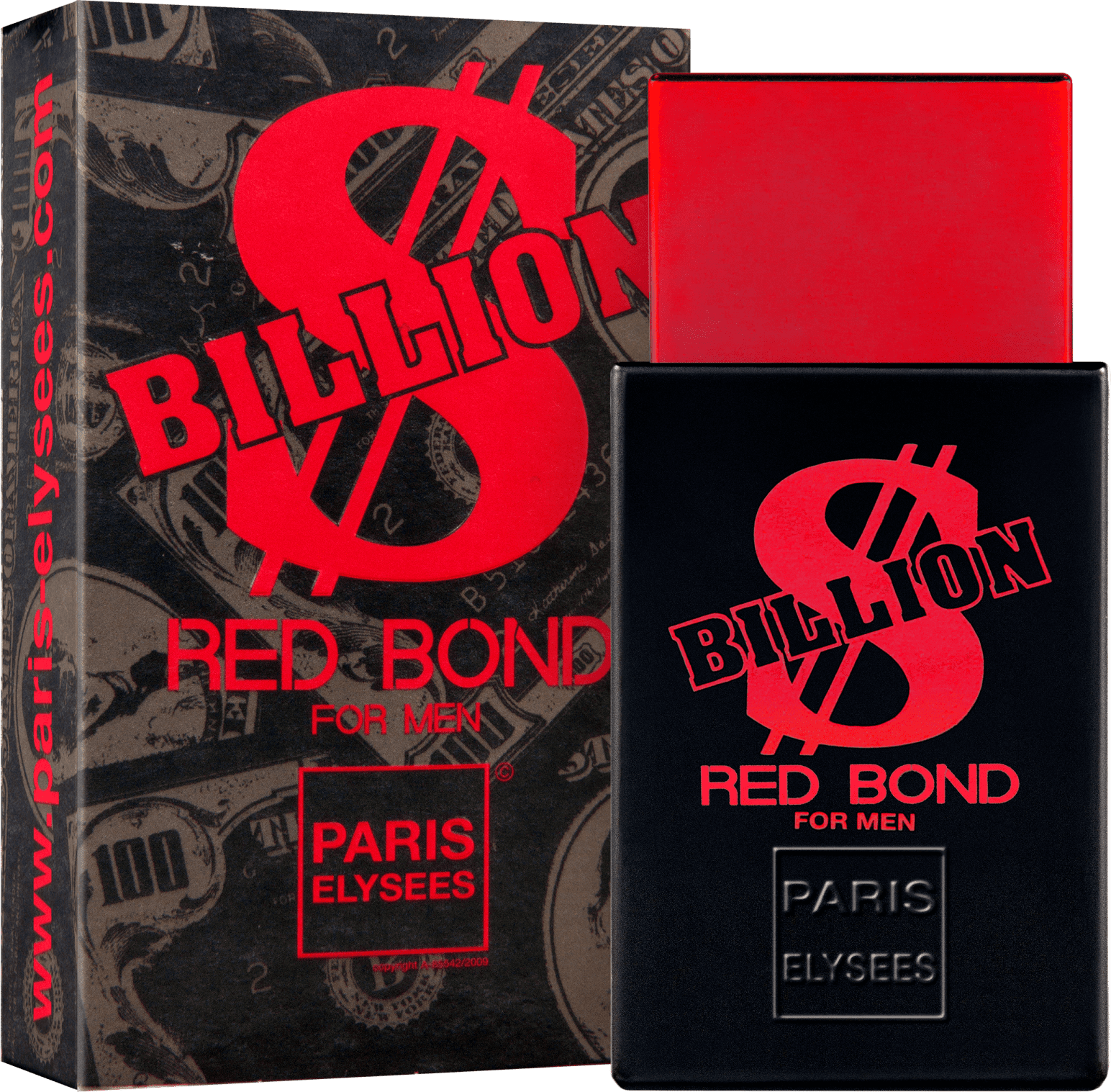 Billion Red Bond Paris Elysees Eau de Toilette - Perfume Masculino 100ml