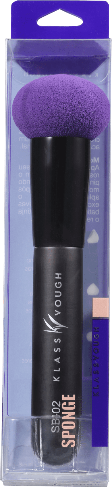 Klass Vough Sponge Brush Oval Preto - Pincel para Base