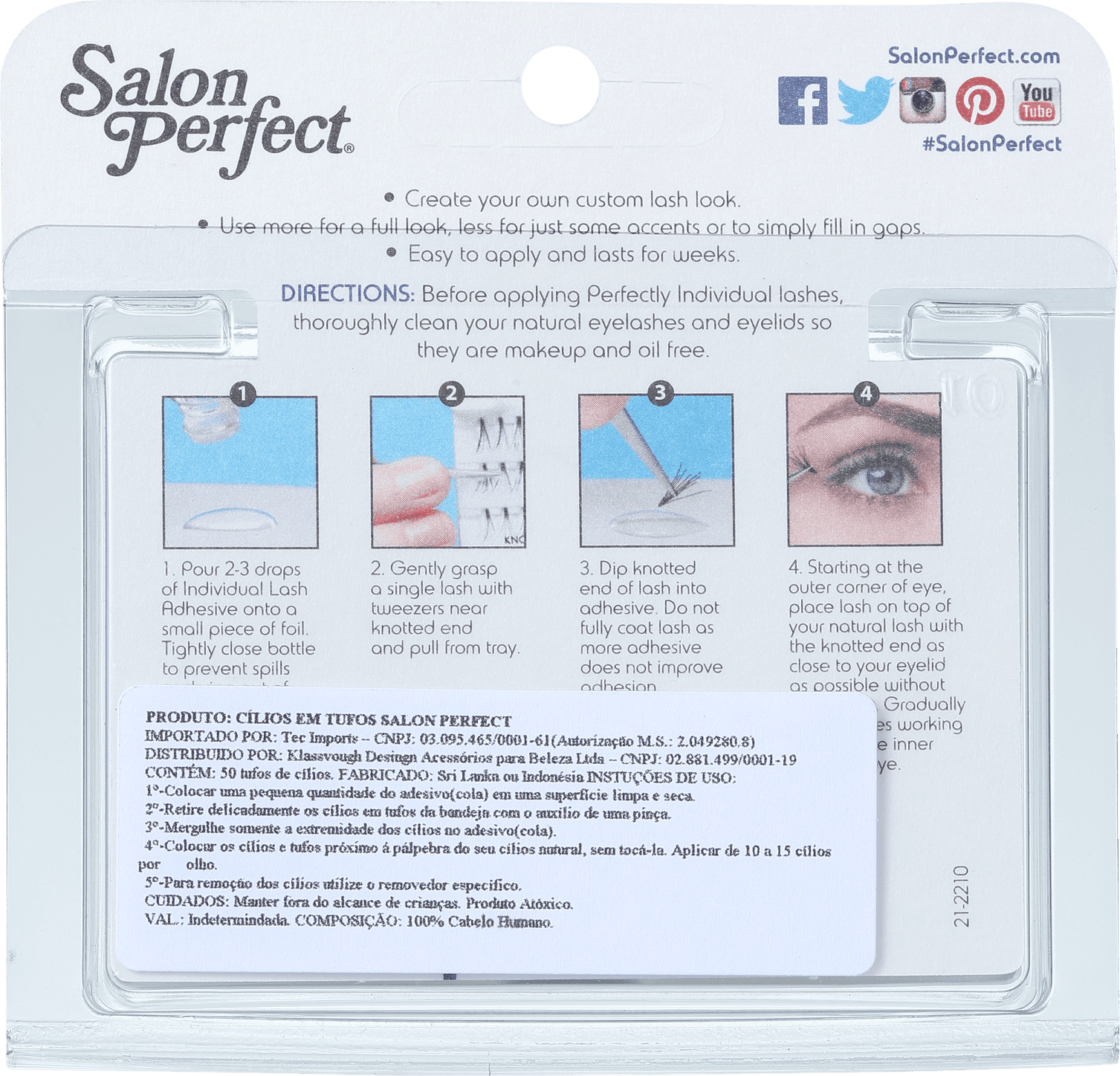 Salon Perfect Perfectly Individual Medium - Cílios Postiços