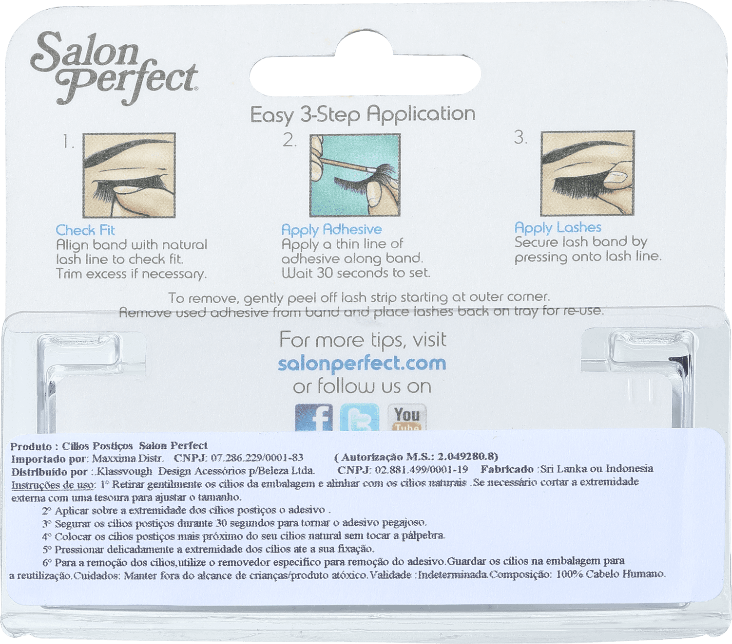 Salon Perfect Perfectly Diva 47651 - Cílios Postiços