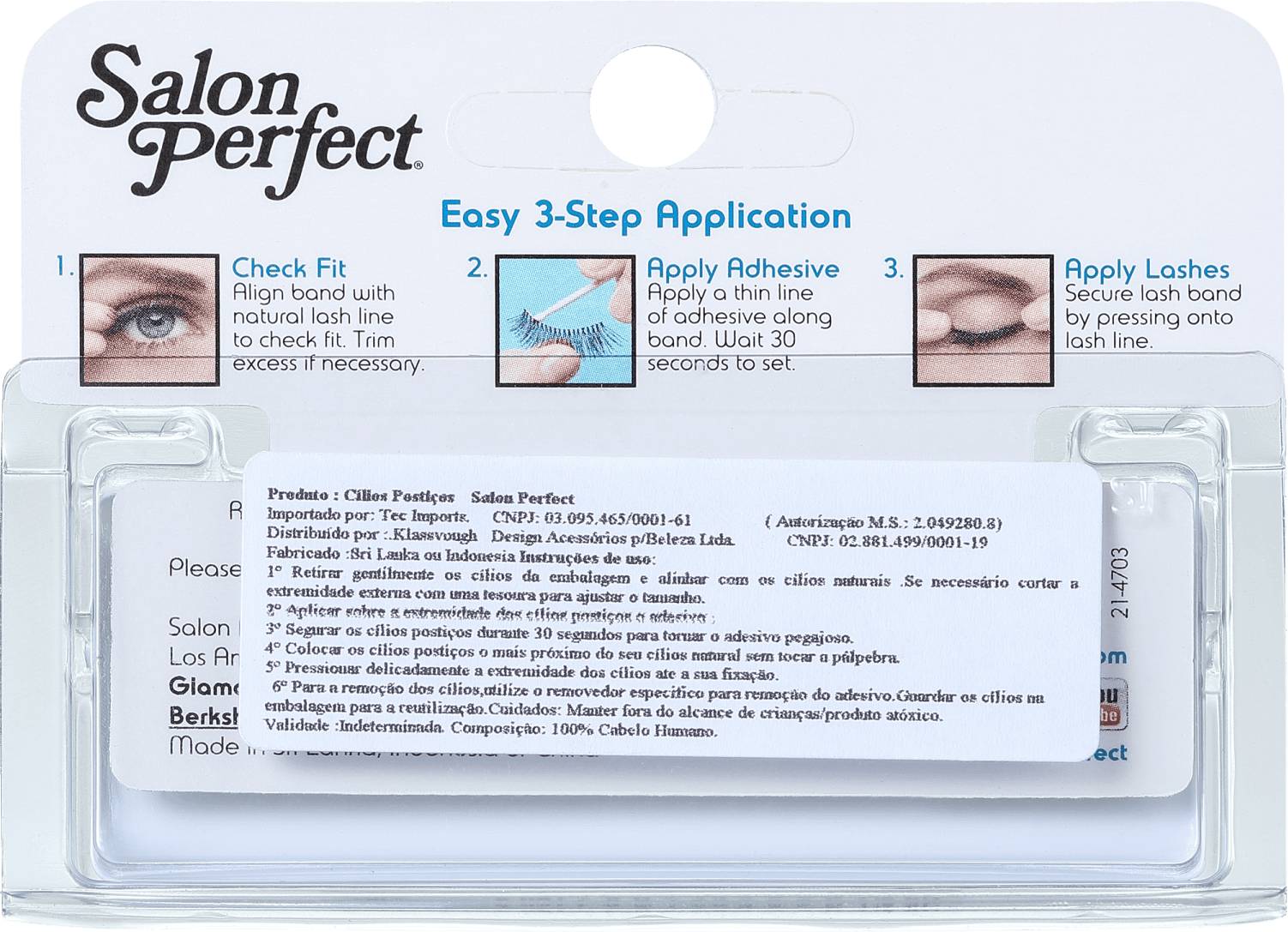 Salon Perfect Perfectly Glamorous 105 - Cílios Postiços
