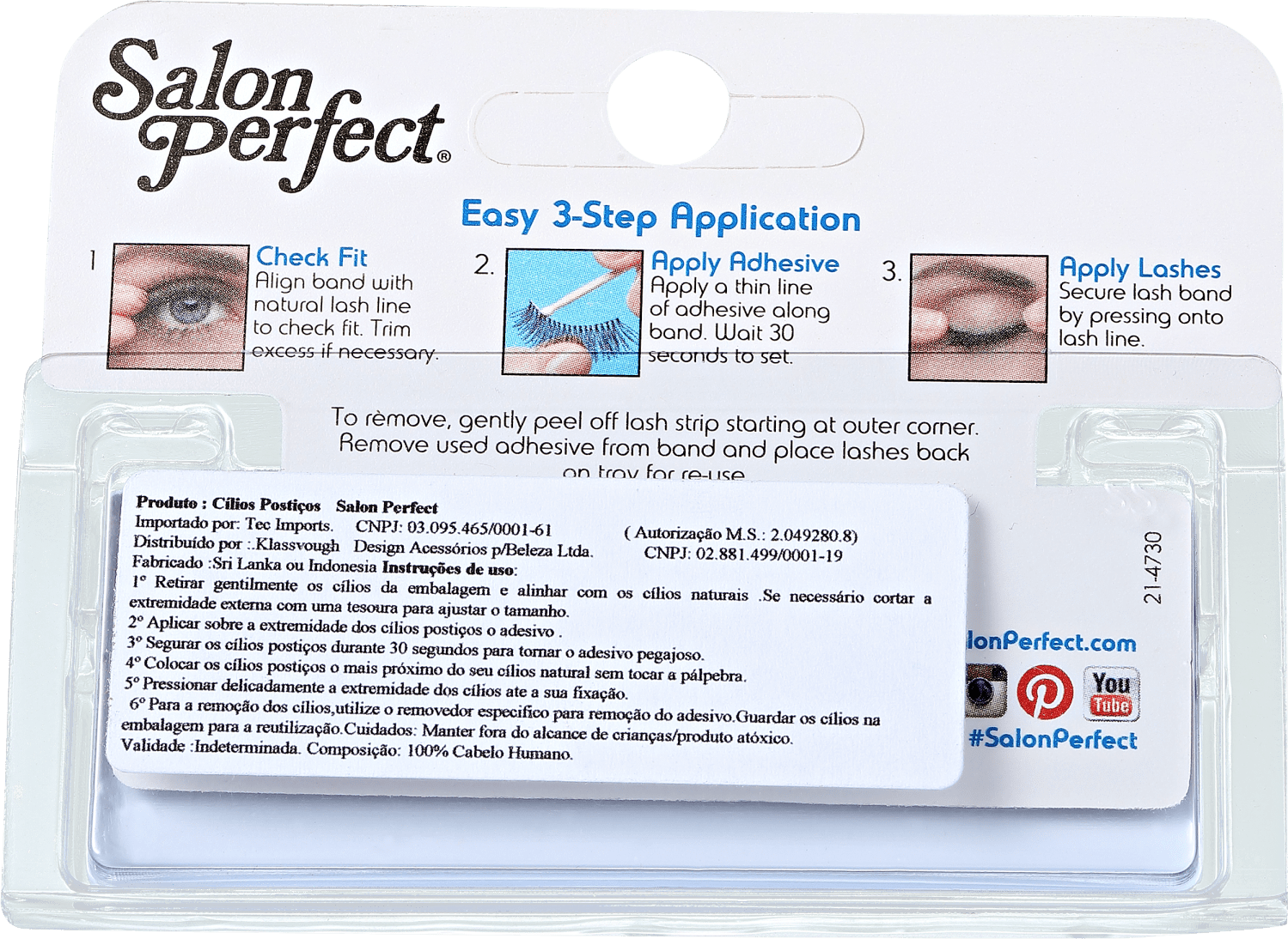 Salon Perfect Perfectly Natural 109 - Cílios Postiços