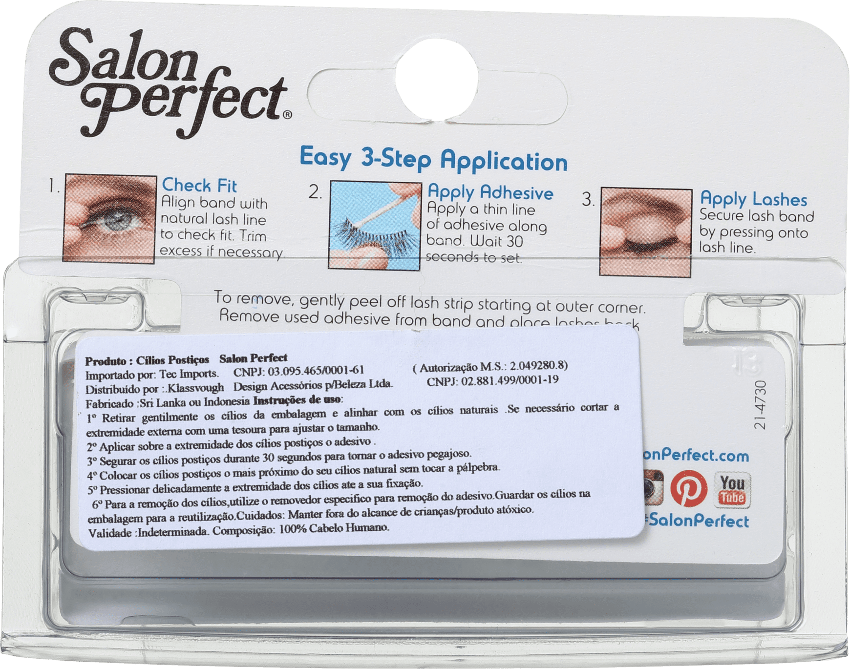 Salon Perfect Perfectly Natural 110 - Cílios Postiços