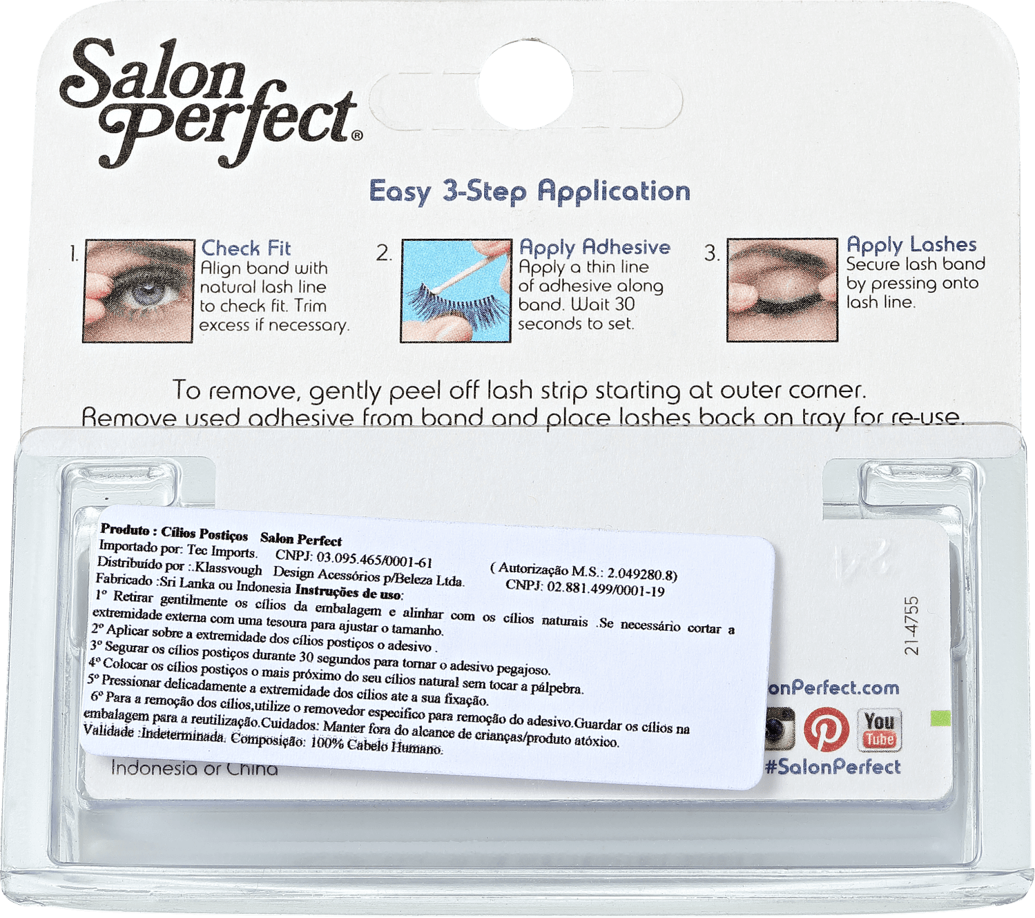 Salon Perfect Perfectly Natural 116 - Cílios Postiços