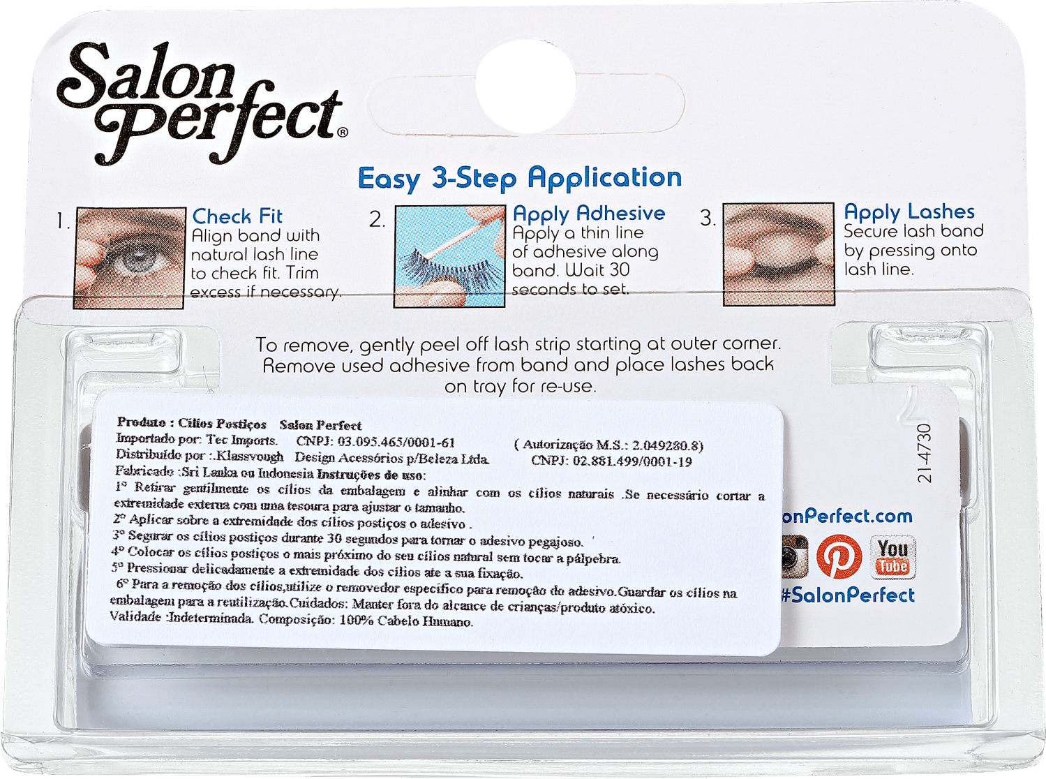 Salon Perfect Perfectly Natural 202 - Cílios Postiços