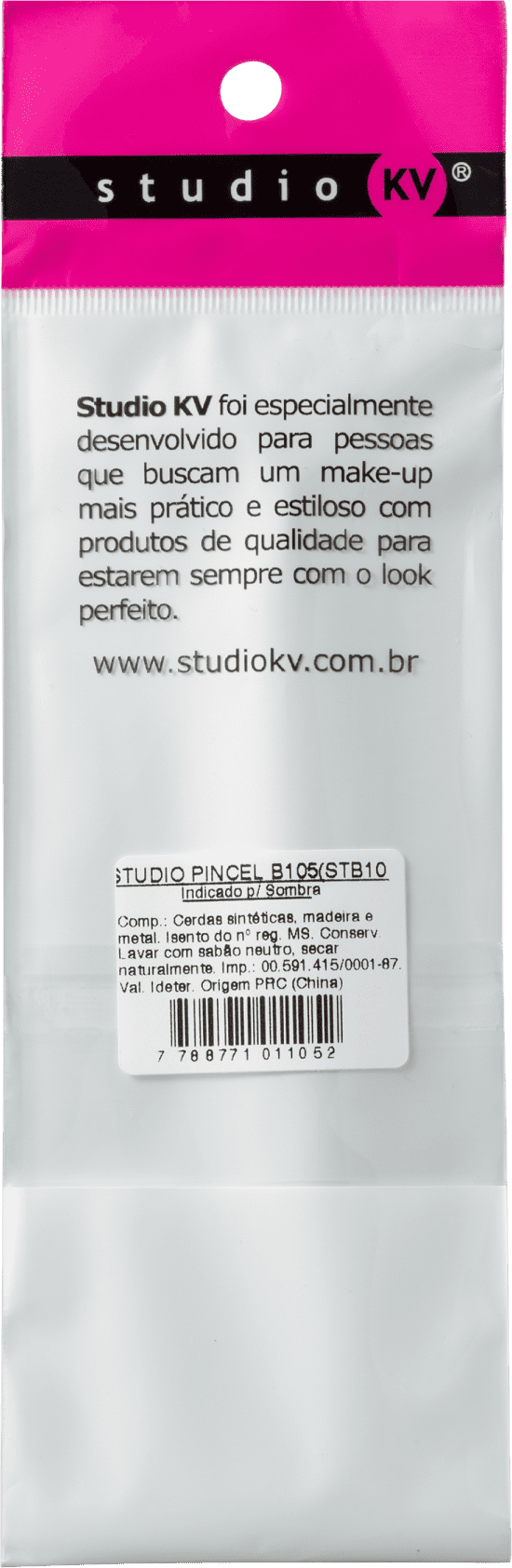 Studio KV STB10 Preto - Pincel para Sombra