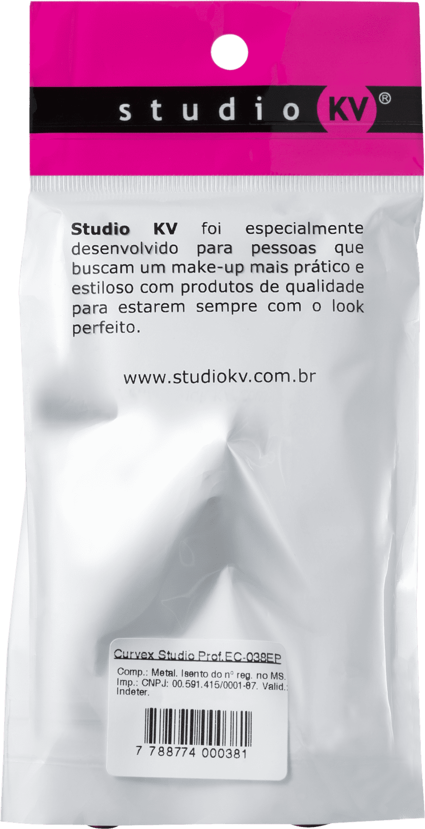 Studio KV Rosa - Curvador de Cílios