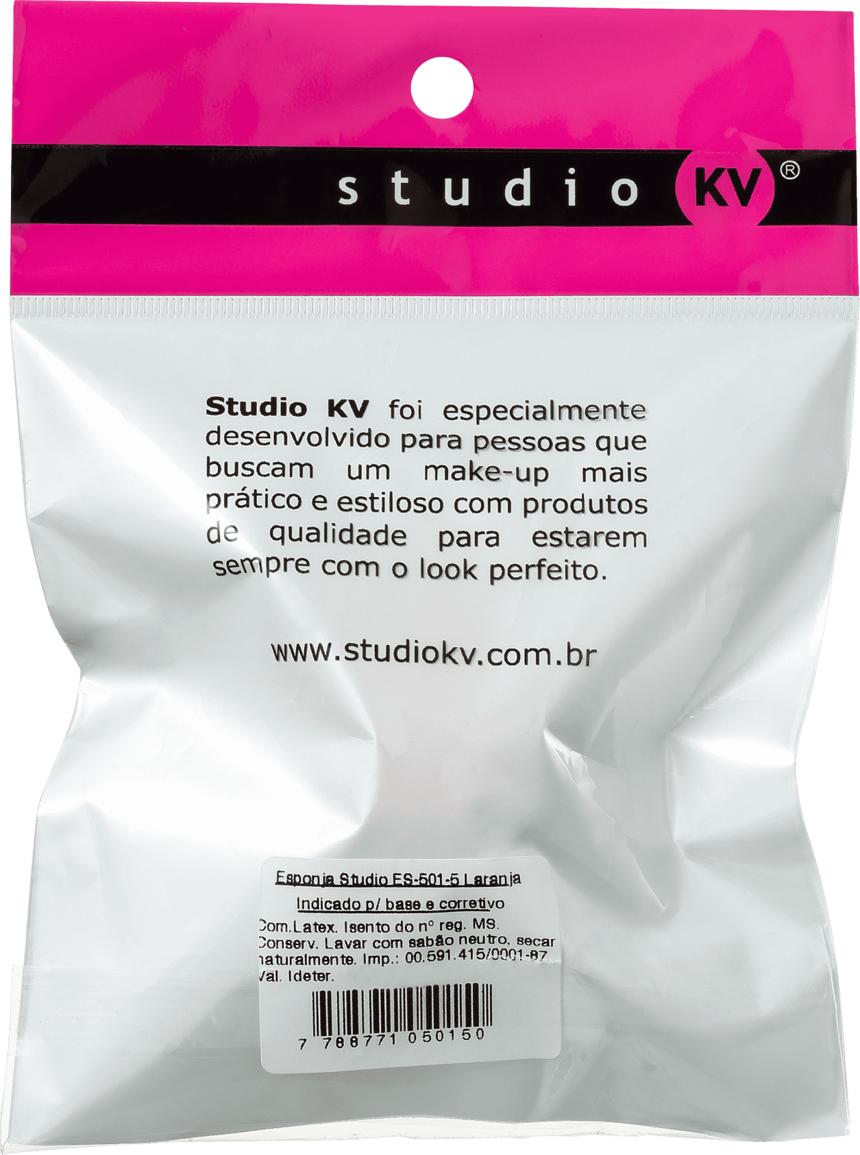Studio KV Gota Laranja - Esponja para Maquiagem