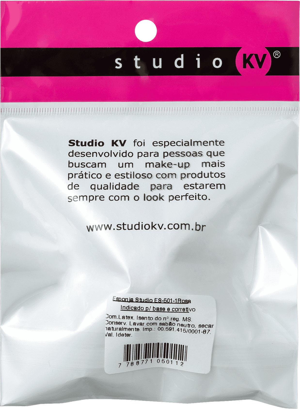 Studio KV Gota Rosa - Esponja para Maquiagem