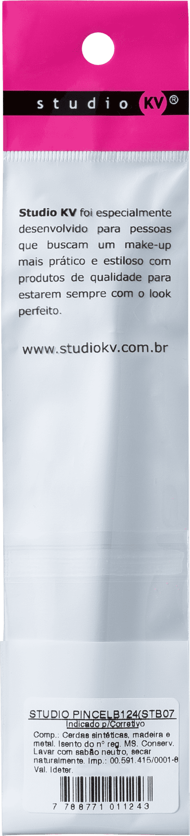 Studio KV B124 (STB-07) - Pincel para Corretivo