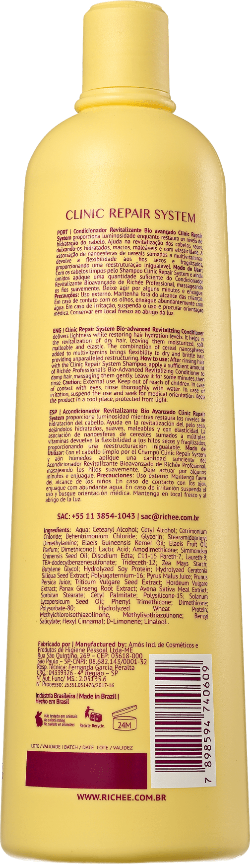 Richée Professional Clinic Repair System - Condicionador 1000ml