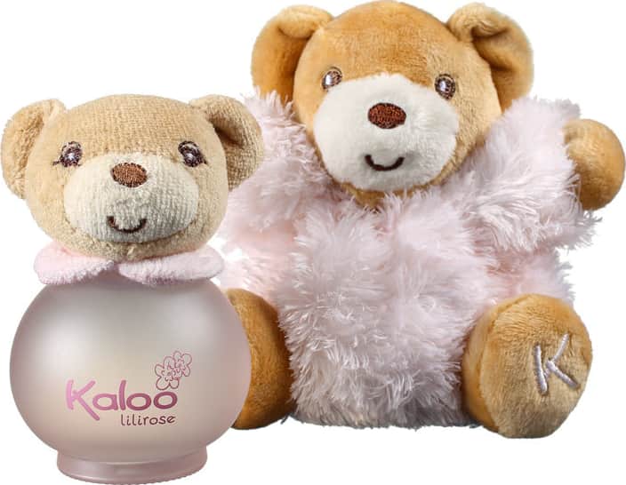 Conjunto Lilirose Kaloo Feminino - Água de Colônia 50ml + Ursinho de Pelúcia Rosa