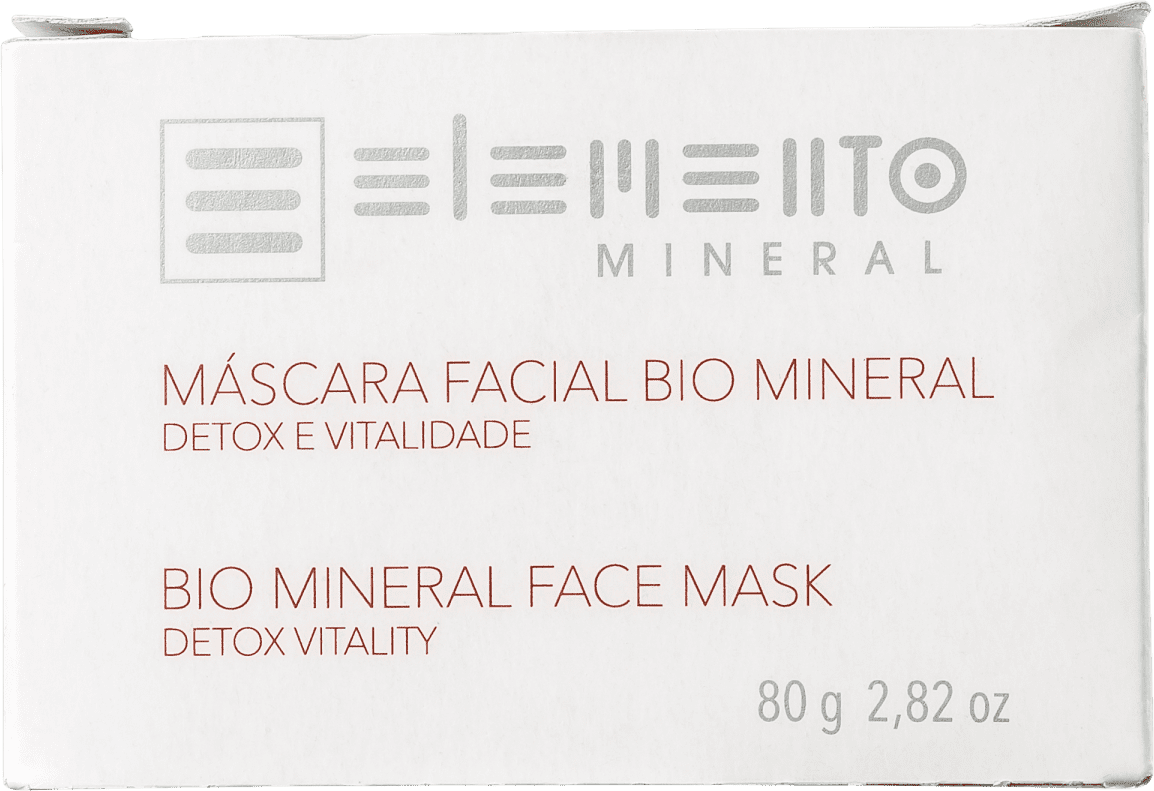 Elemento Mineral Bio Mineral - Máscara Facial 80g
