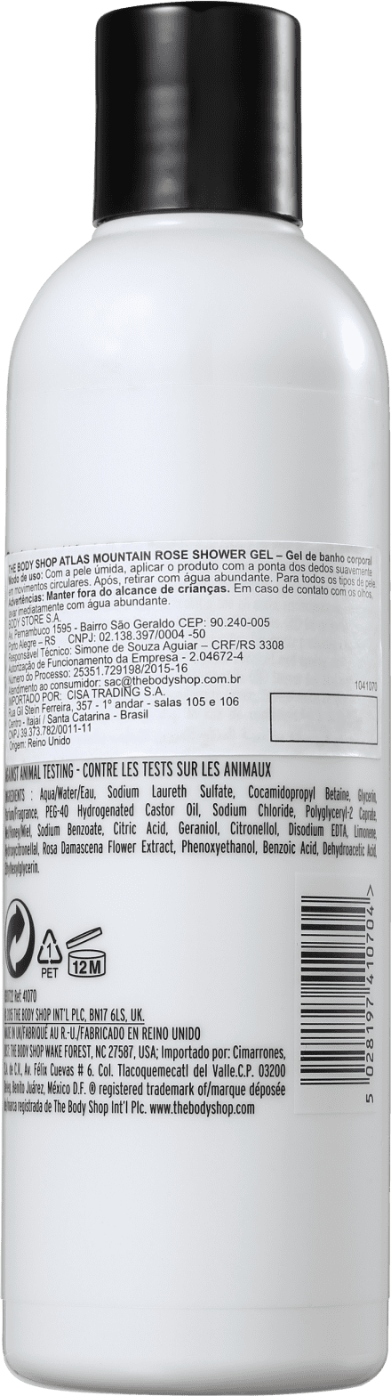 The Body Shop Atlas Mountain Rose - Gel de Banho 250ml