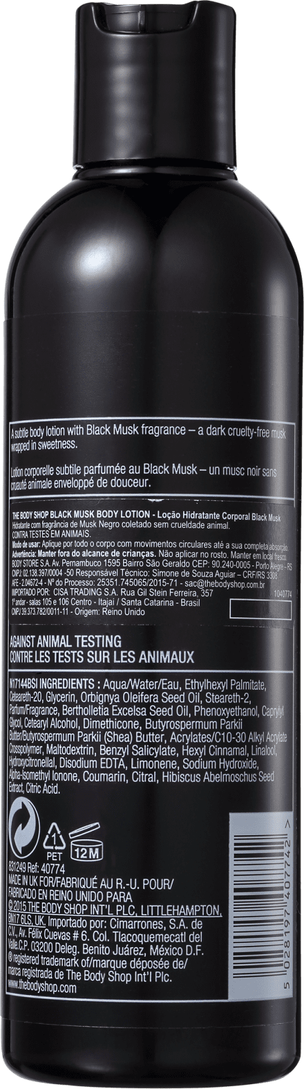 The Body Shop Black Musk - Loção Hidratante Corporal 250ml