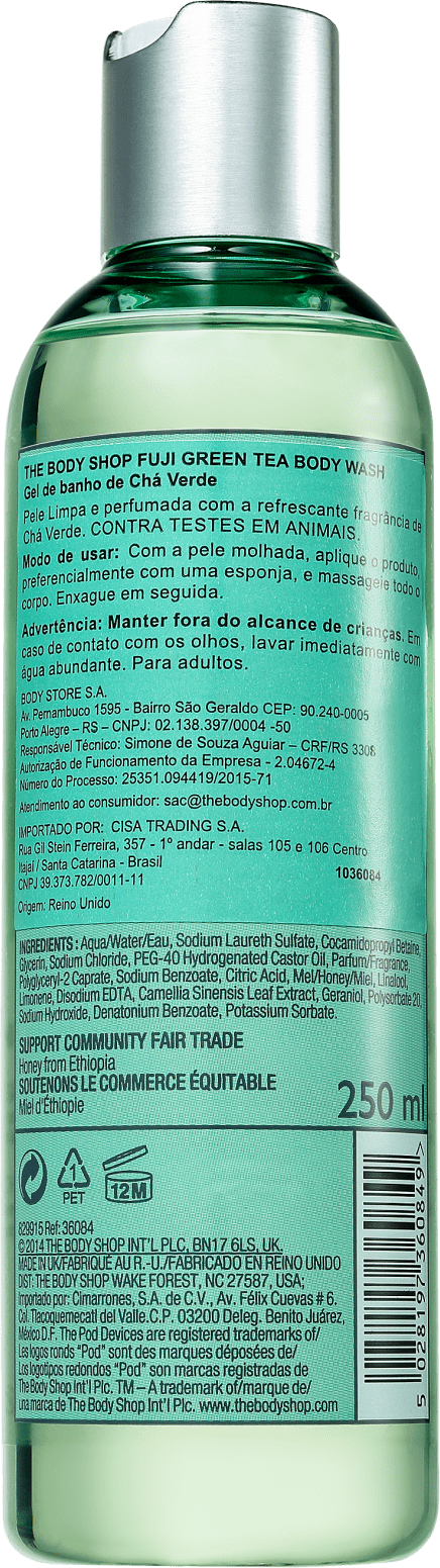 The Body Shop Fuji Green Tea - Gel de Banho 250ml