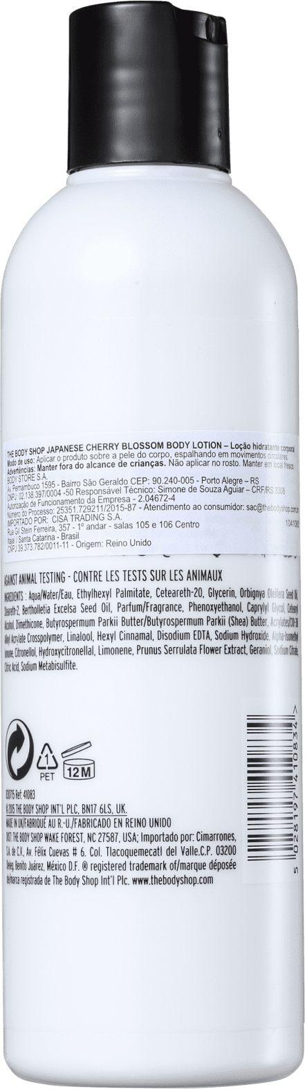 The Body Shop Japanese Cherry Blossom - Loção Corporal 250ml