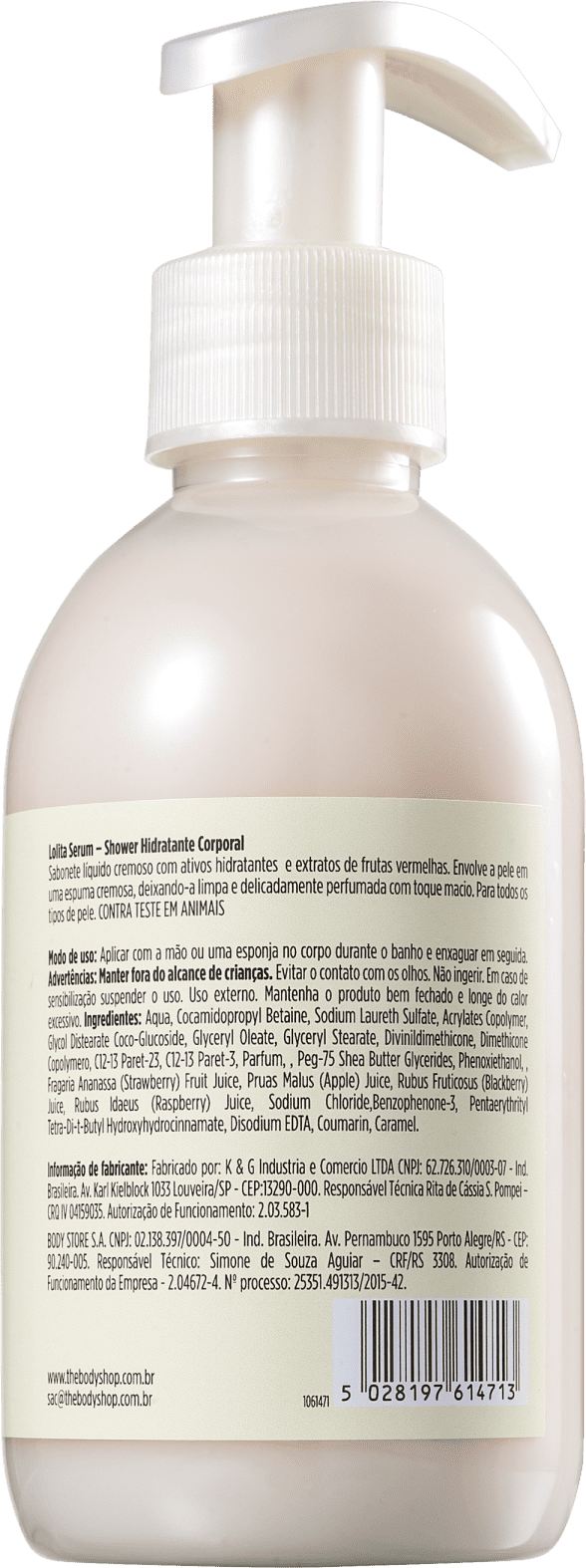 The Body Shop Lolita Serum - Sabonete Líquido Hidratante 250ml
