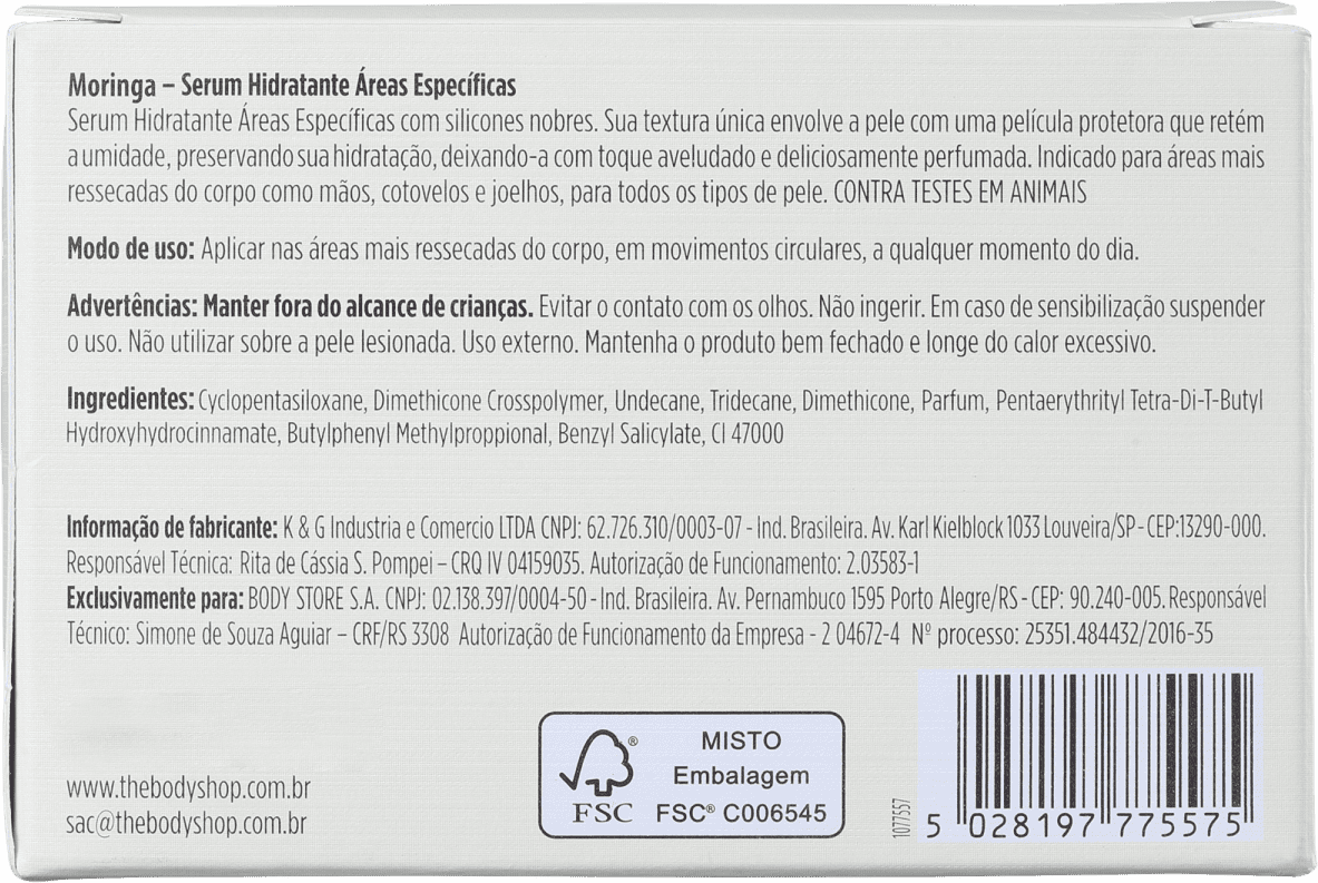 The Body Shop Moringa - Sérum 50ml