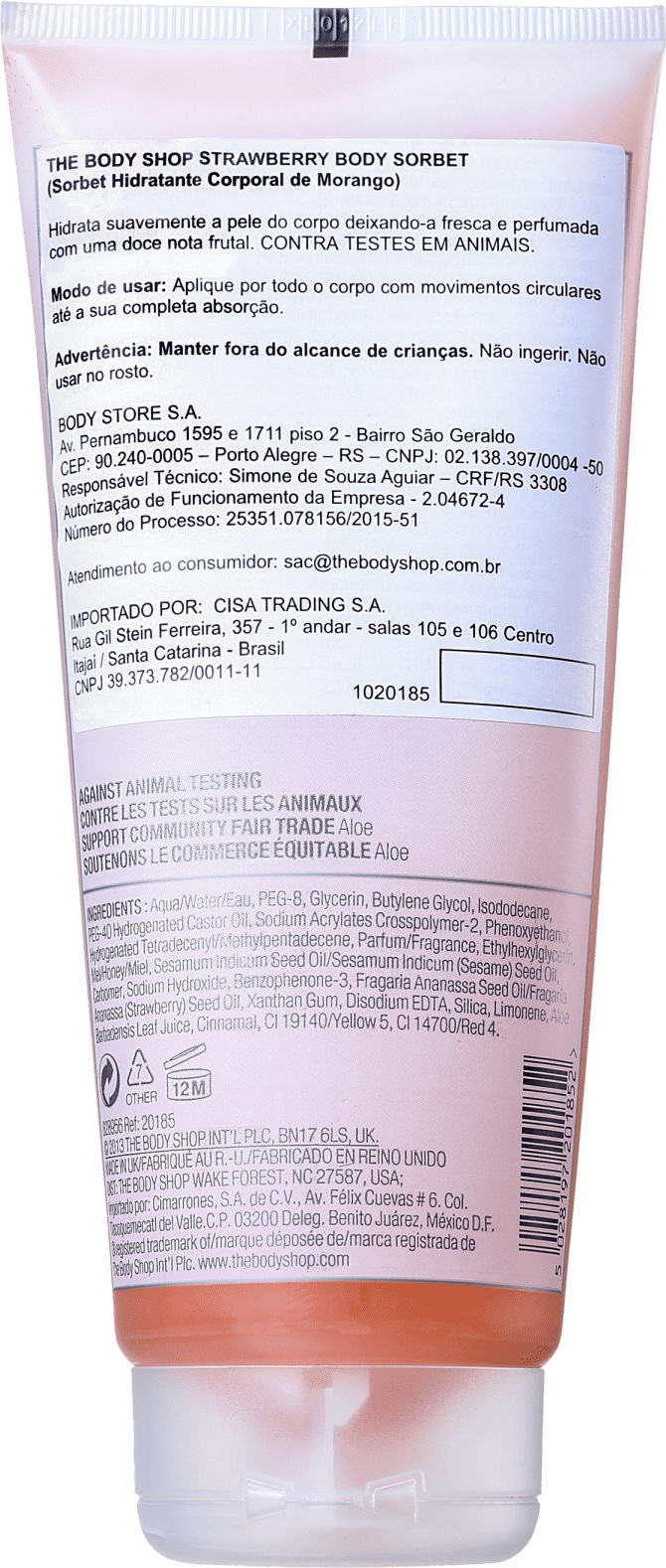 The Body Shop Strawberry - Hidratante Corporal 200ml