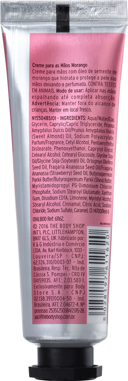 The Body Shop Strawberry - Creme para as Mãos 30ml
