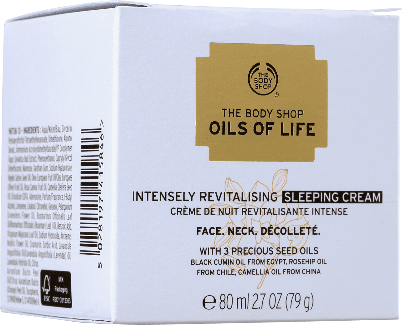The Body Shop Oils of life Intensely Revitalising Sleeping - Creme Noturno 80ml