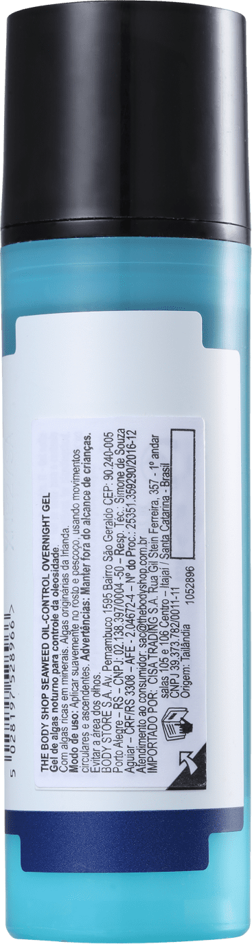 The Body Shop Seaweed Oil-Control Overnight - Gel Hidratante Noturno 30ml
