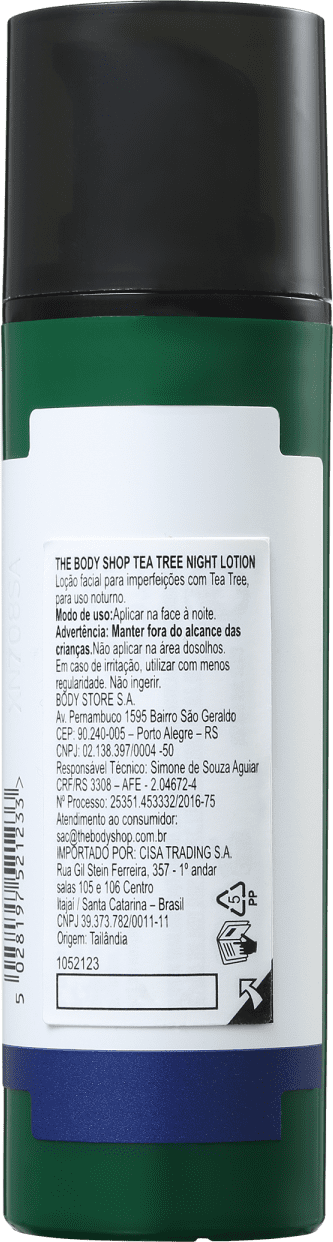 The Body Shop Tea Tree - Loção Noturna 30ml