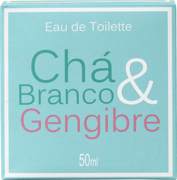 Chá Branco e Gengibre Orgânica Eau de Toilette - Perfume Feminino 50ml