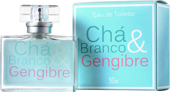 Chá Branco e Gengibre Orgânica Eau de Toilette - Perfume Feminino 50ml