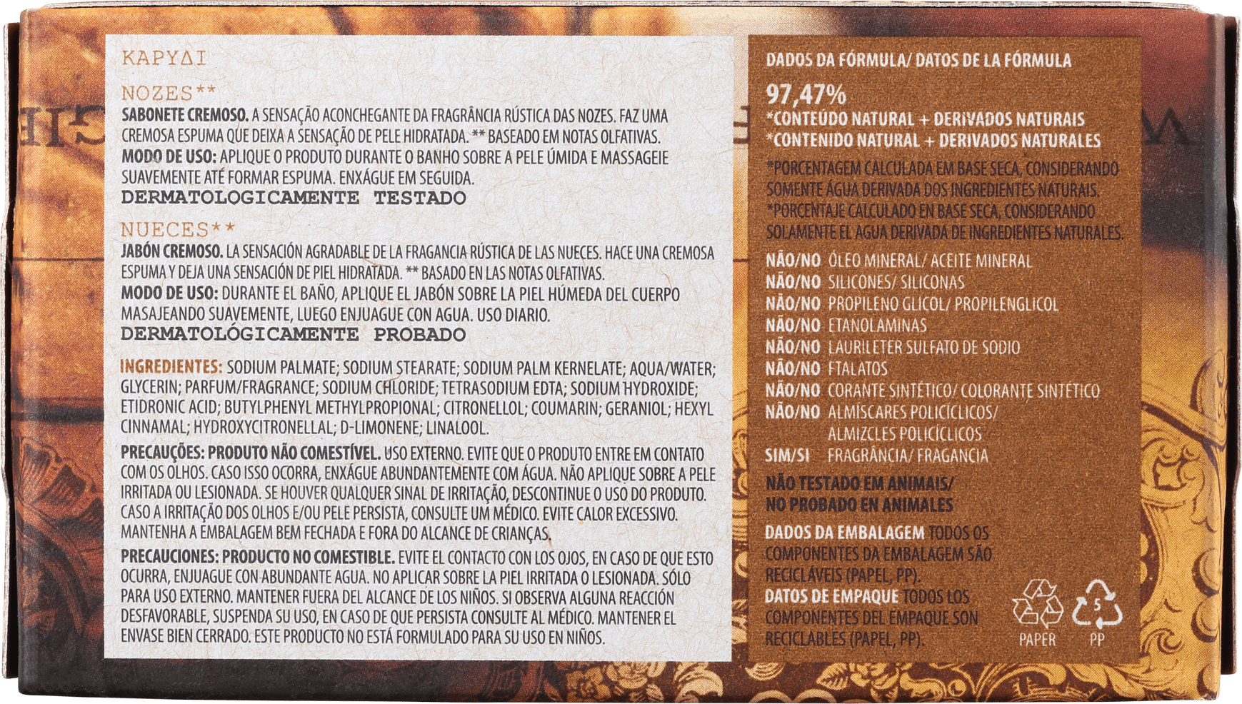 Korres Nozes - Sabonete em Barra 90g