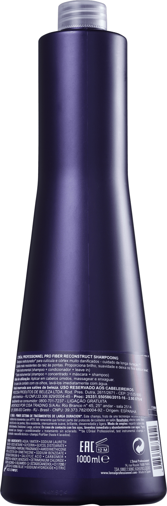 L'Oréal Professionnel Pro Fiber Reconstruct - Shampoo 1000ml