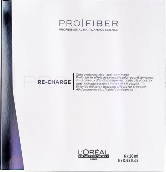 L'Oréal Professionnel Pro Fiber Re-Charge - Tratamento Reconstrutor 6x20ml