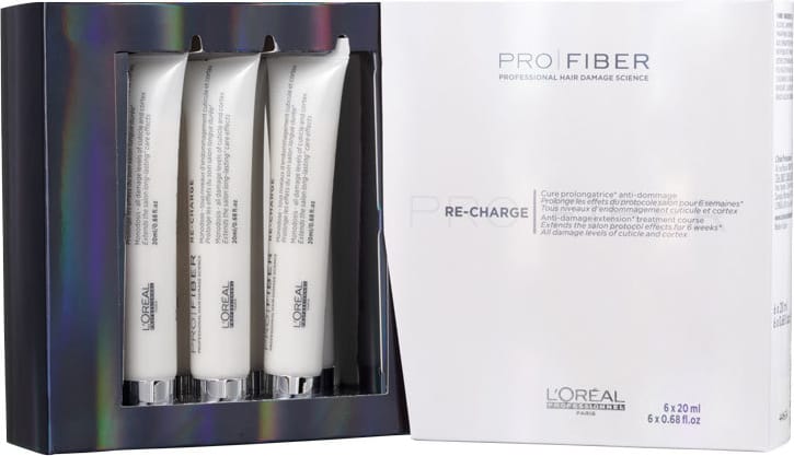 L'Oréal Professionnel Pro Fiber Re-Charge - Tratamento Reconstrutor 6x20ml