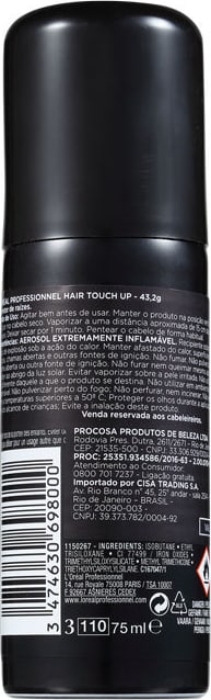 L'Oréal Professionnel Hair Touch Up Black - Corretivo de Raiz 75ml