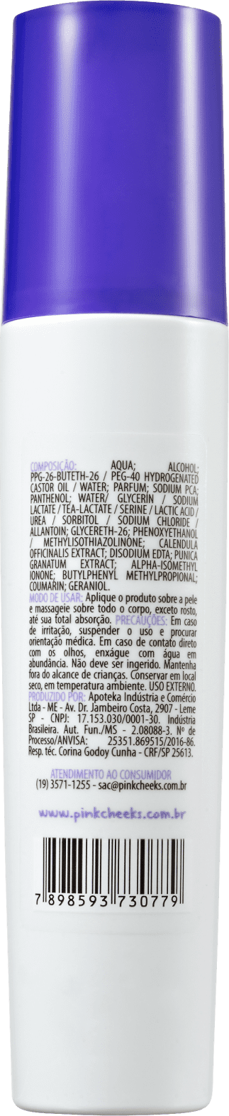 Pink Cheeks Splash Me Purple - Spray Hidratante Corporal 120ml