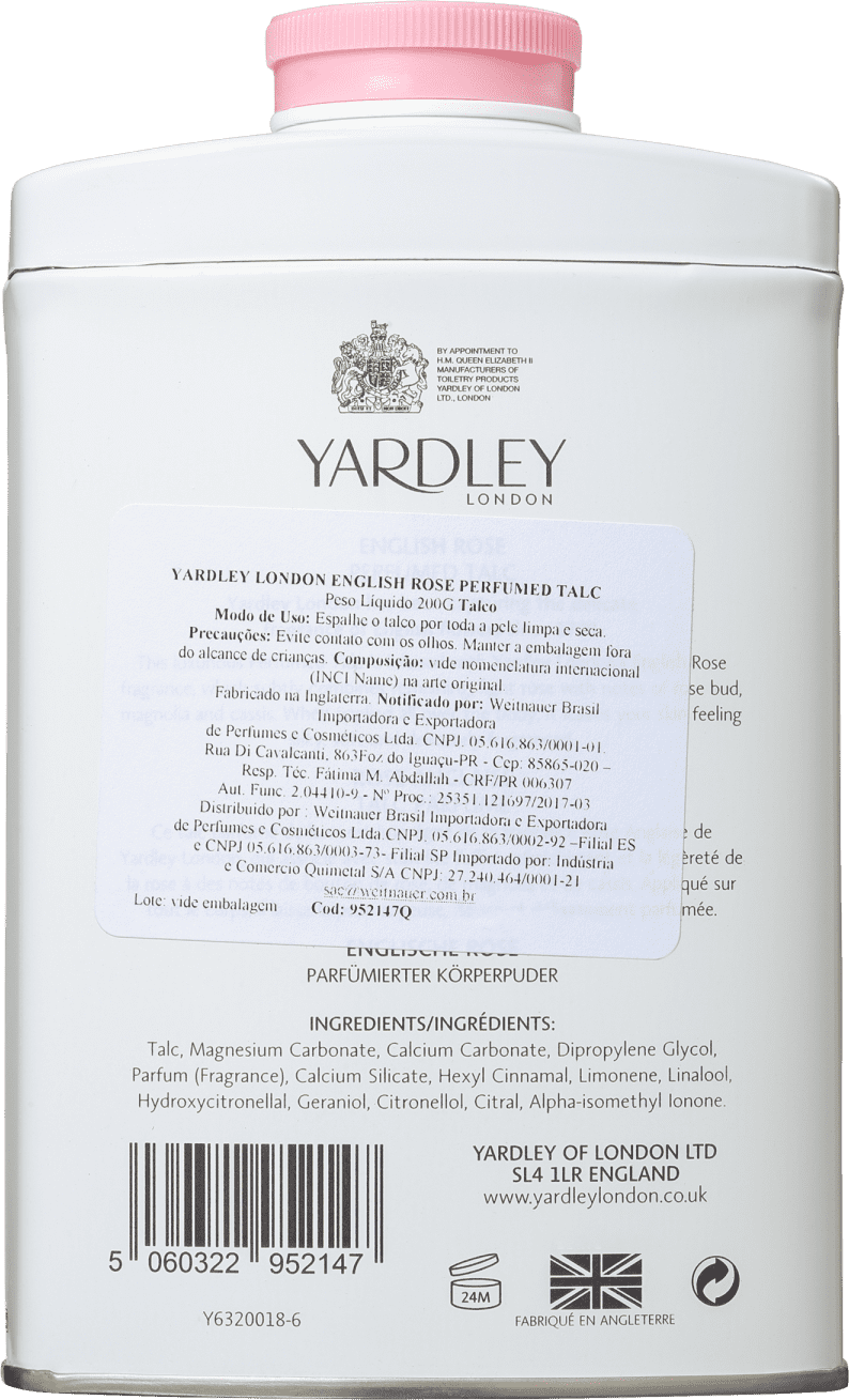 Yardley English Rose - Talco 200g
