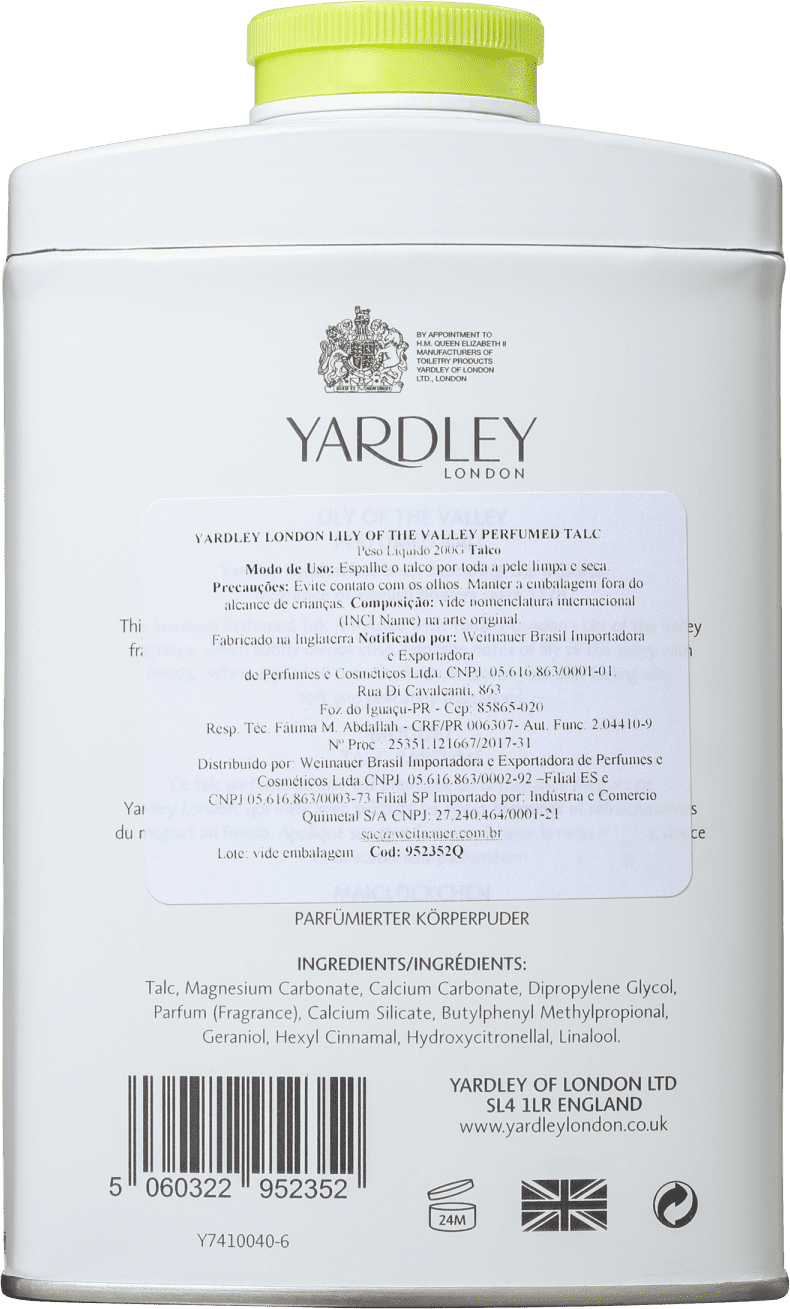 Yardley Lily of the Valley - Talco 200g