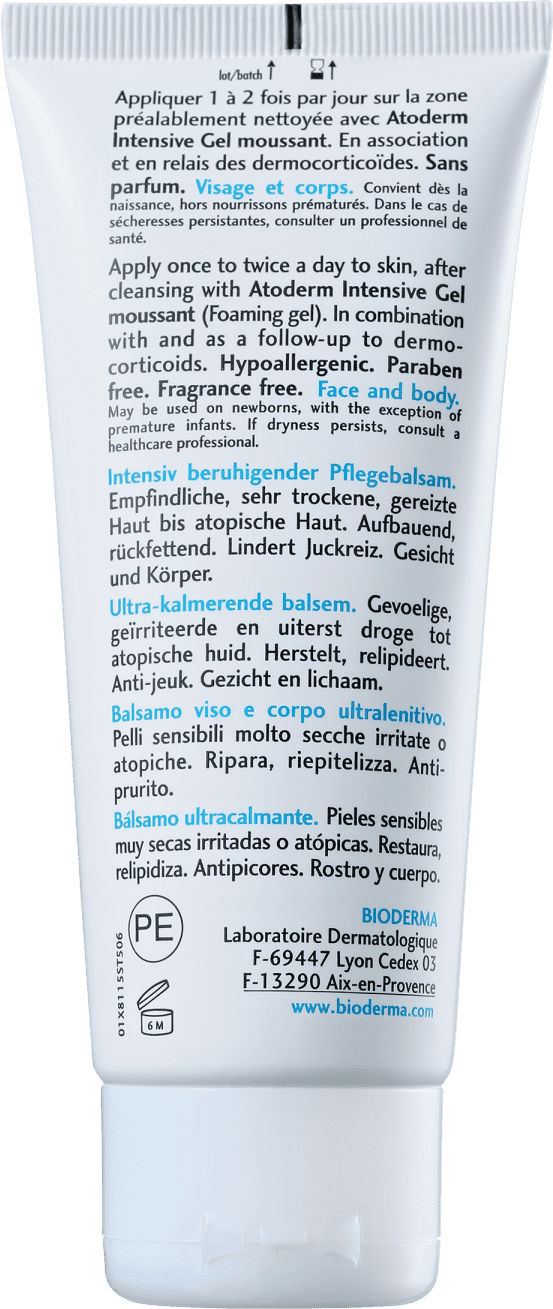 Bioderma Atoderm Intensive Baume - Creme Hidratante Corporal 75ml
