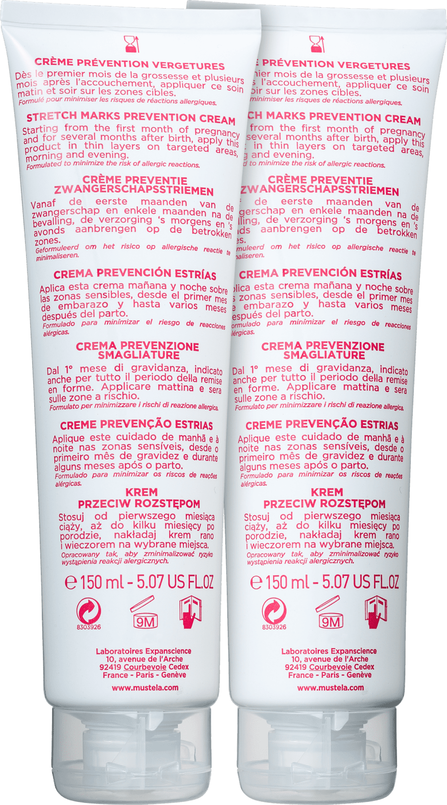 Kit Mustela Maternité Prevenção de Estrias (2 unidades)