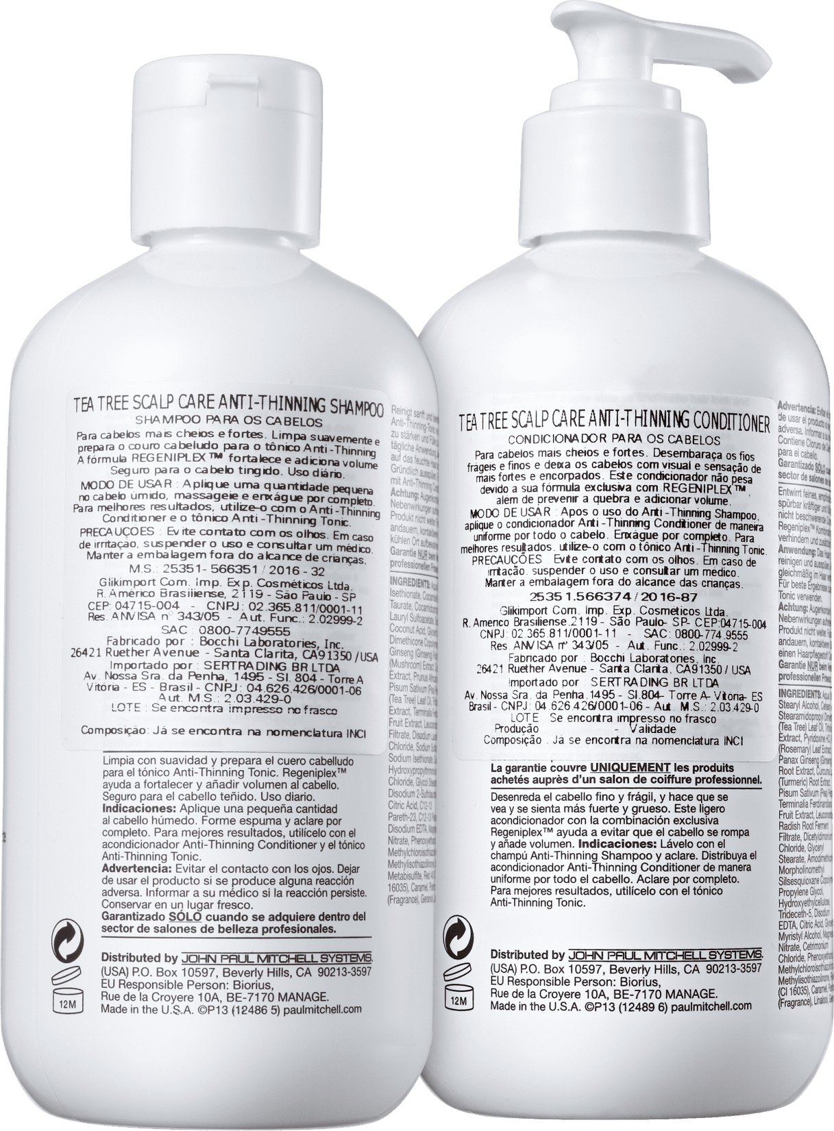 Kit Paul Mitchell Tea Tree Anti-Thinning Duo (2 Produtos)