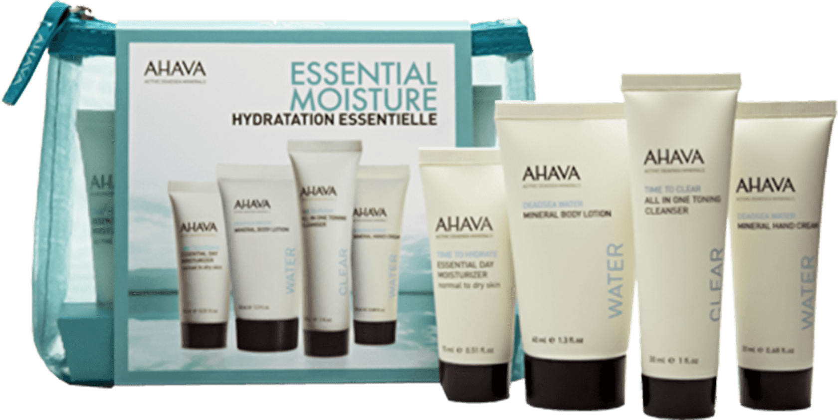 Kit Ahava Travel Must-Have (4 Produtos)