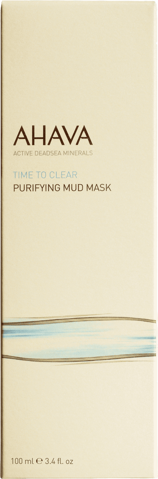 Ahava Time To Clear Purifying Mud - Máscara de Limpeza Facial 100ml
