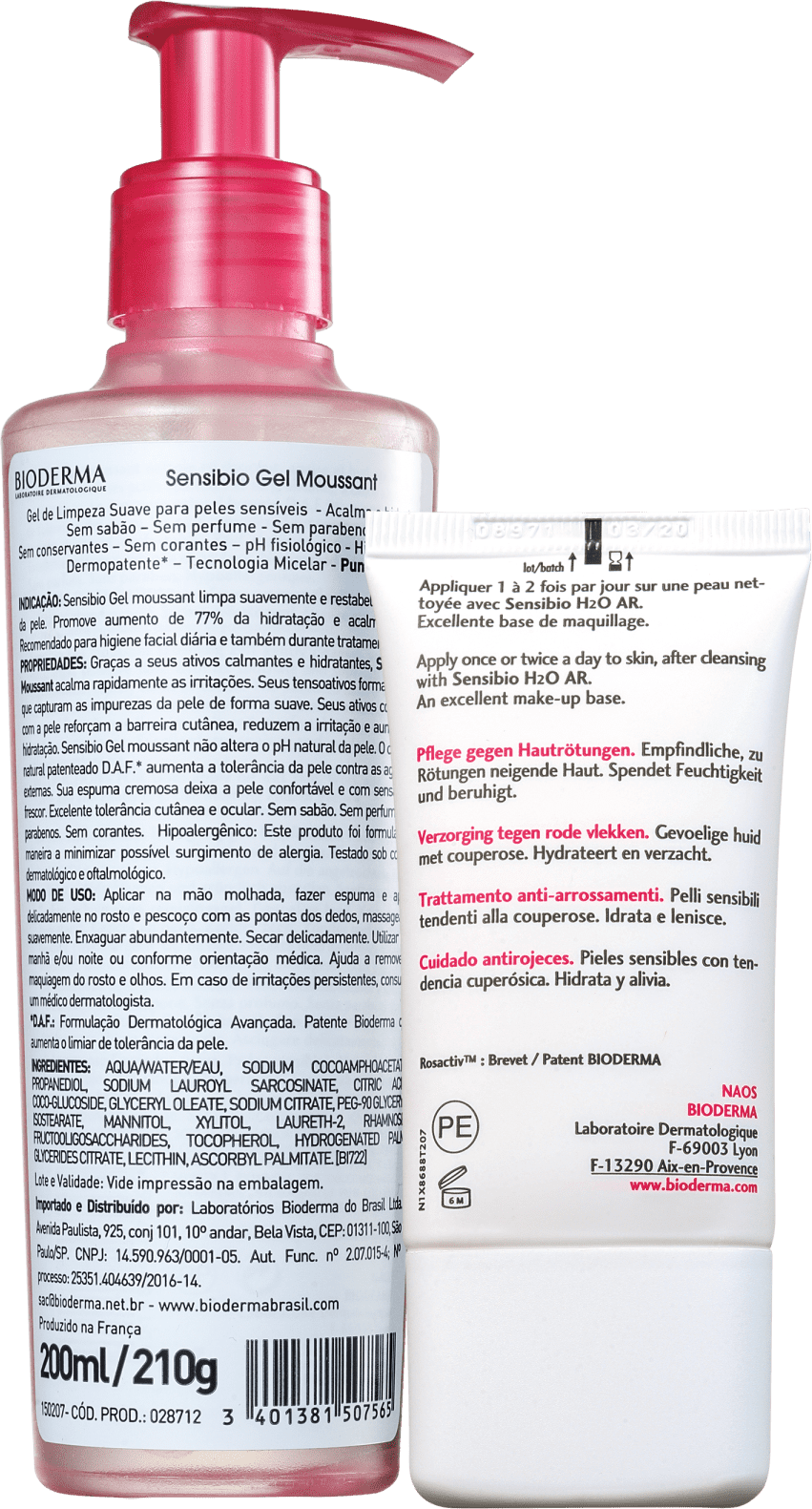 Kit Bioderma Sensibio Pele Sensível (2 Produtos)
